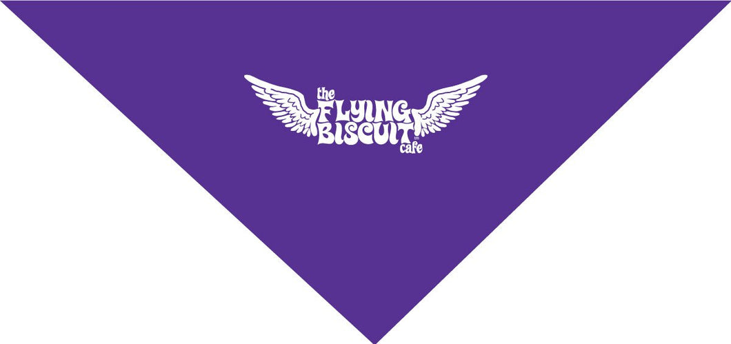 Flying Biscuit purple dog bandanas, 1 dz.